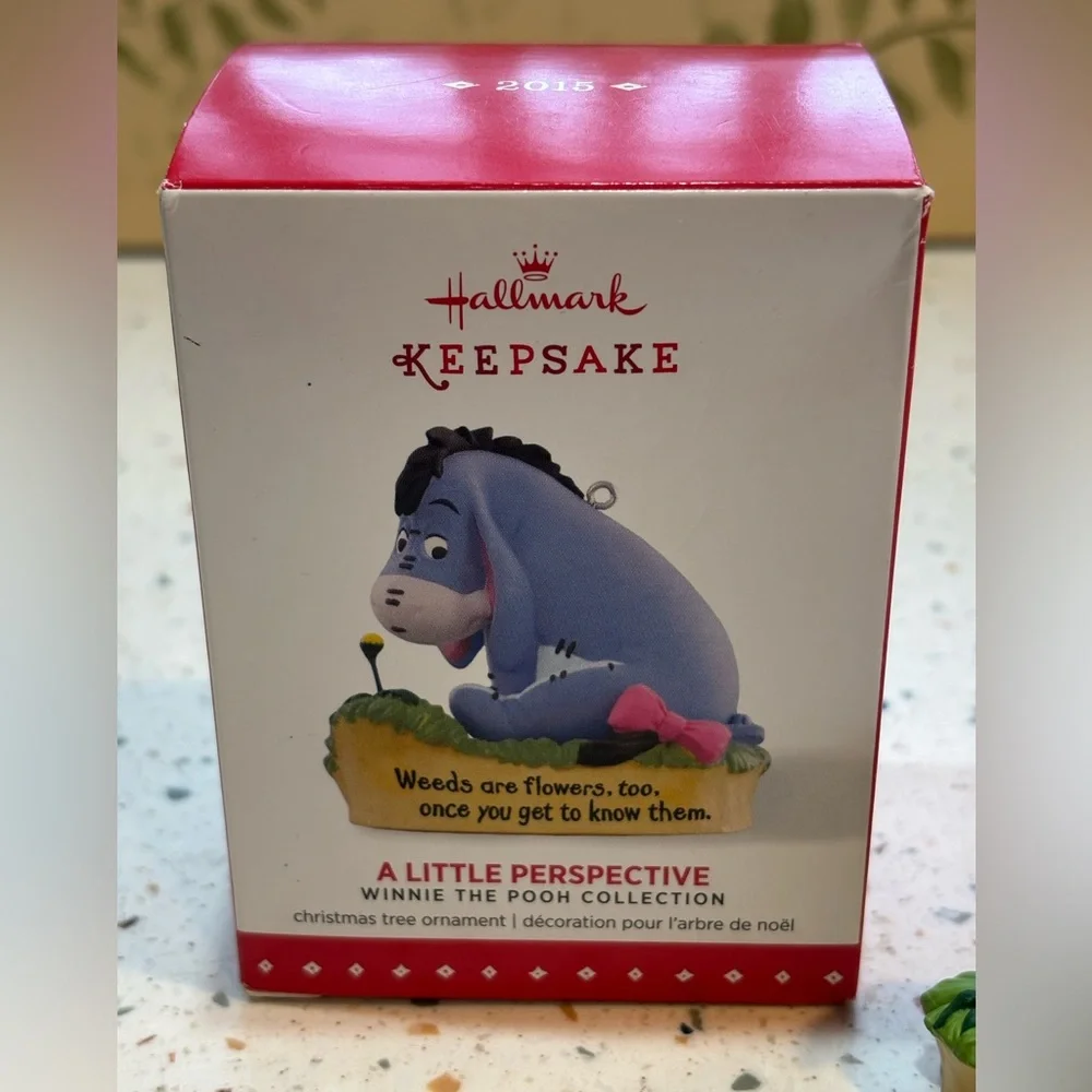 Hallmark Keepsake 2015 Eeyore Ornament – “A Little‎ Perspective” Winnie the Pooh
